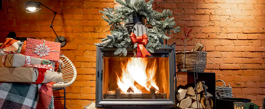 Travis Industries Linear Gas Fireplace Installation in Midwest City, Oklahoma